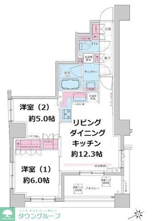 ステラメゾン三軒茶屋の物件間取画像